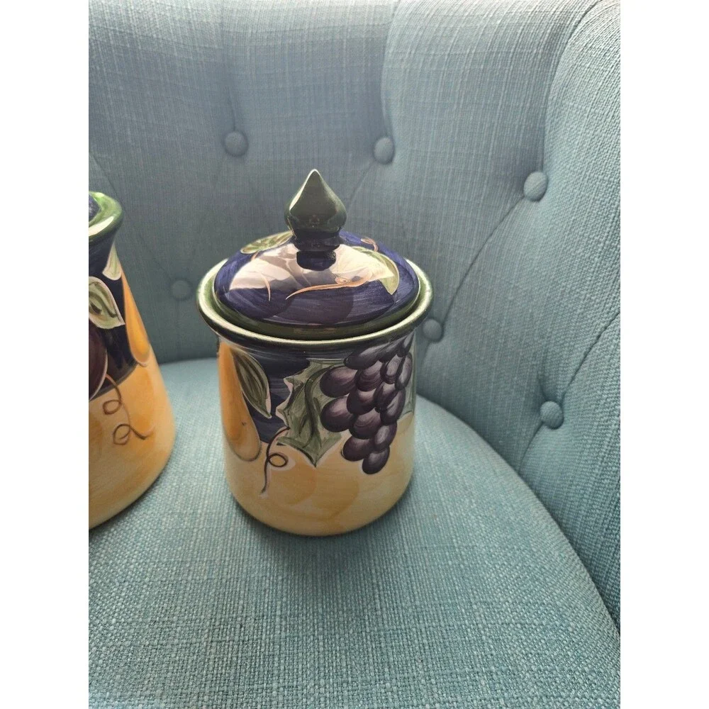 Amelia Ceramic Canister 3 piece set